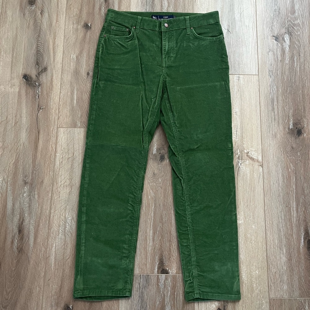 Boden Corduroy Slim Straight Jeans